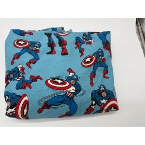 Pottery Barn Kids Marvel Comics Captain America Duvet Cover Full Queen Blue